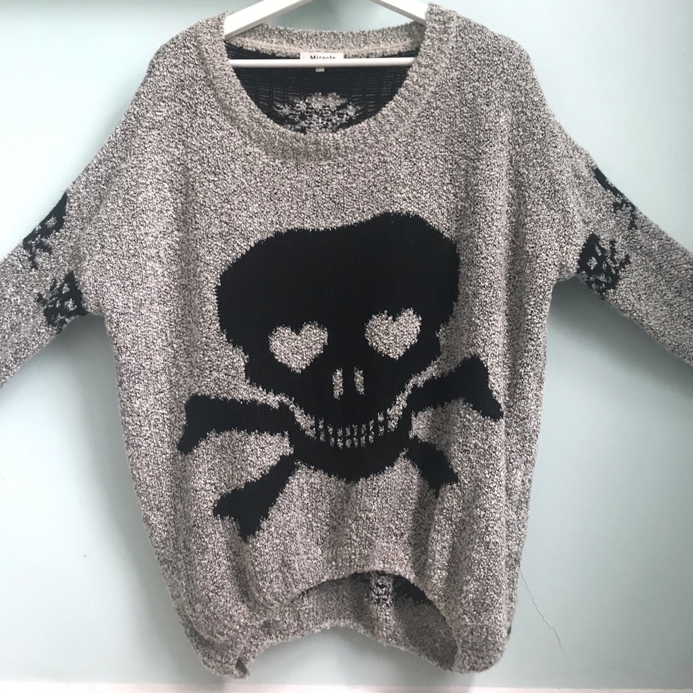 Miracle USA Skull Sweater